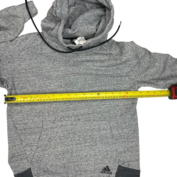 ADIDAS SweatshirtGray Hoodie Pullover Size S - Picture 6 of 10